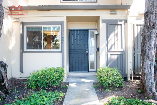 Front entrance of the townhome at 1971 Landess Avenue, Milpitas